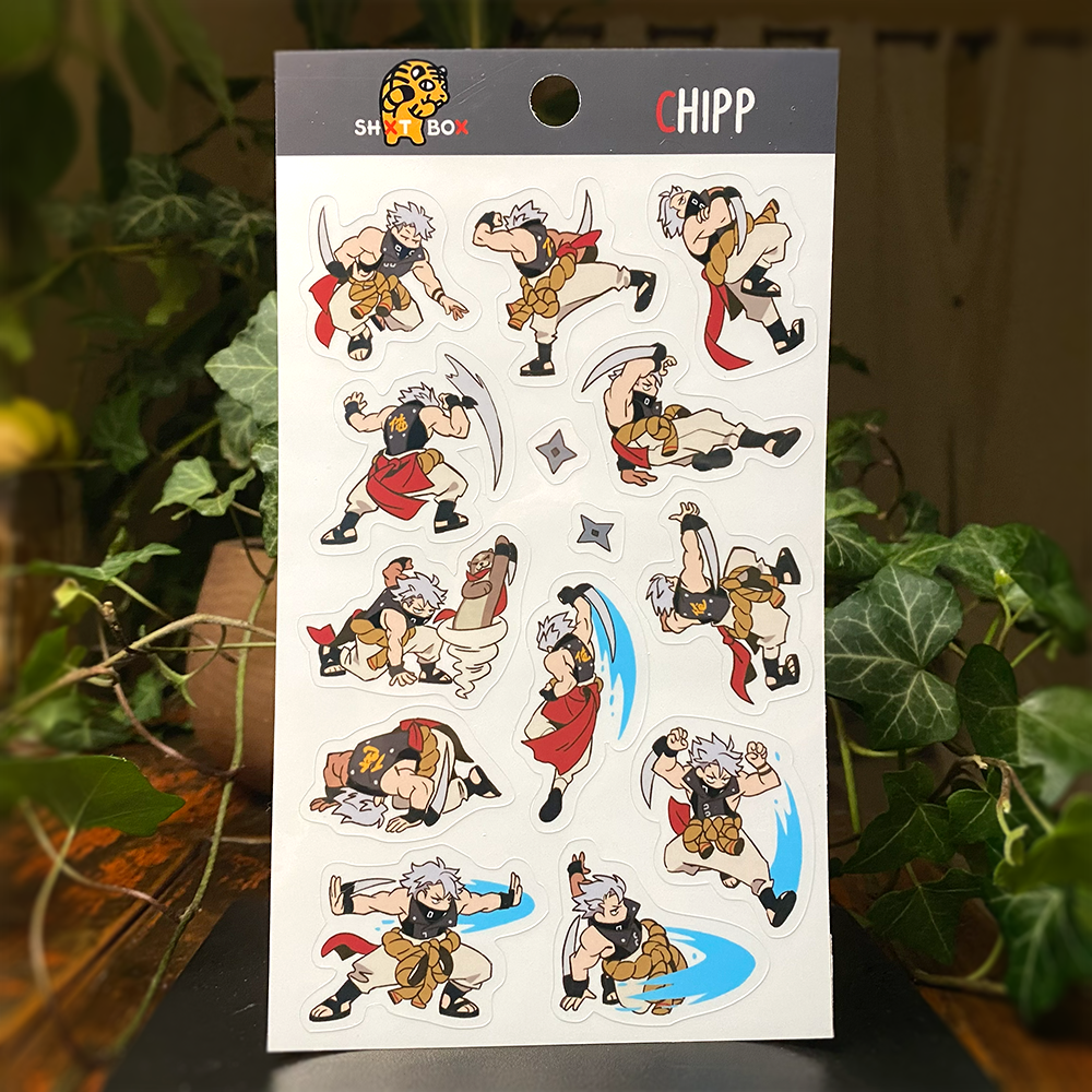 GGST CHIPP — Sticker Sheet