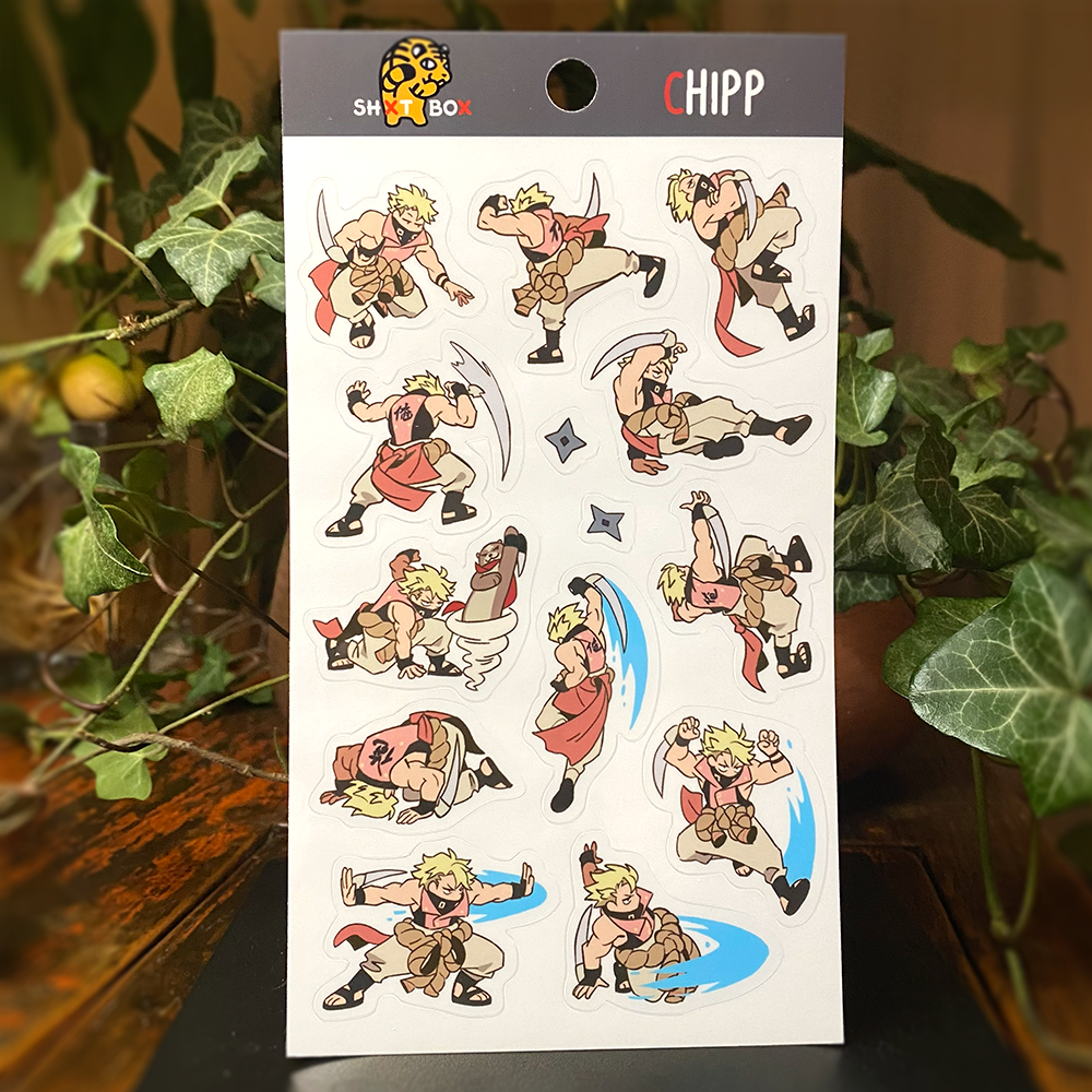 GGST CHIPP — Sticker Sheet