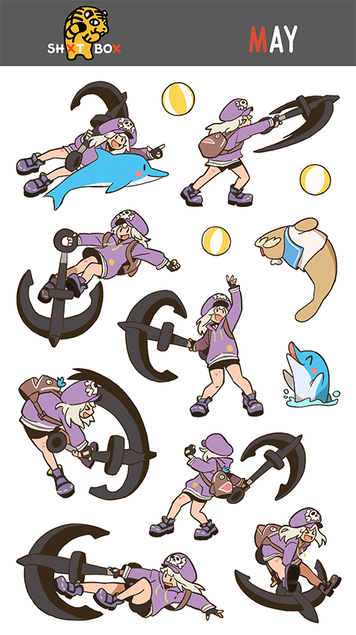 GGST MAY — Sticker Sheet