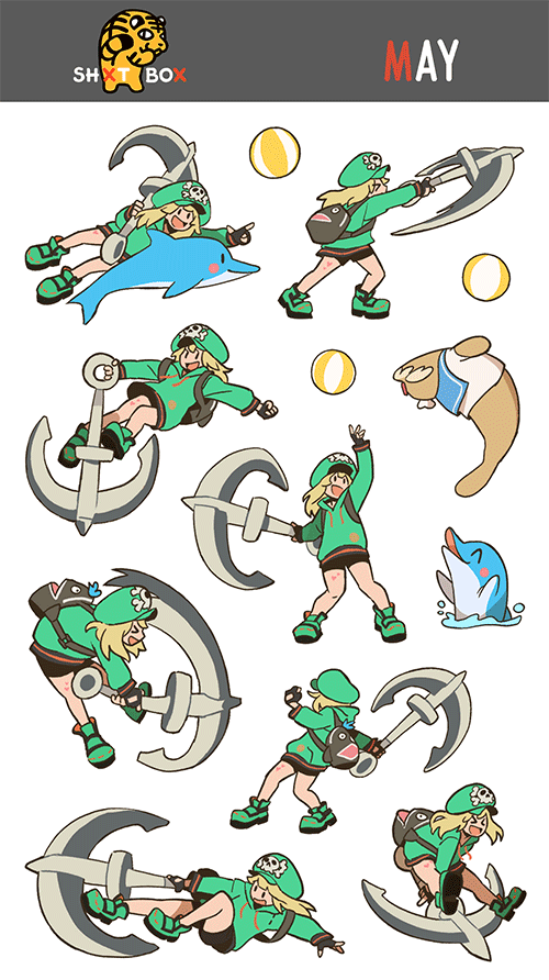 GGST MAY — Sticker Sheet