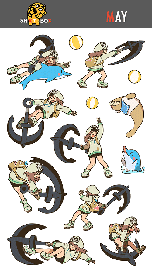 GGST MAY — Sticker Sheet