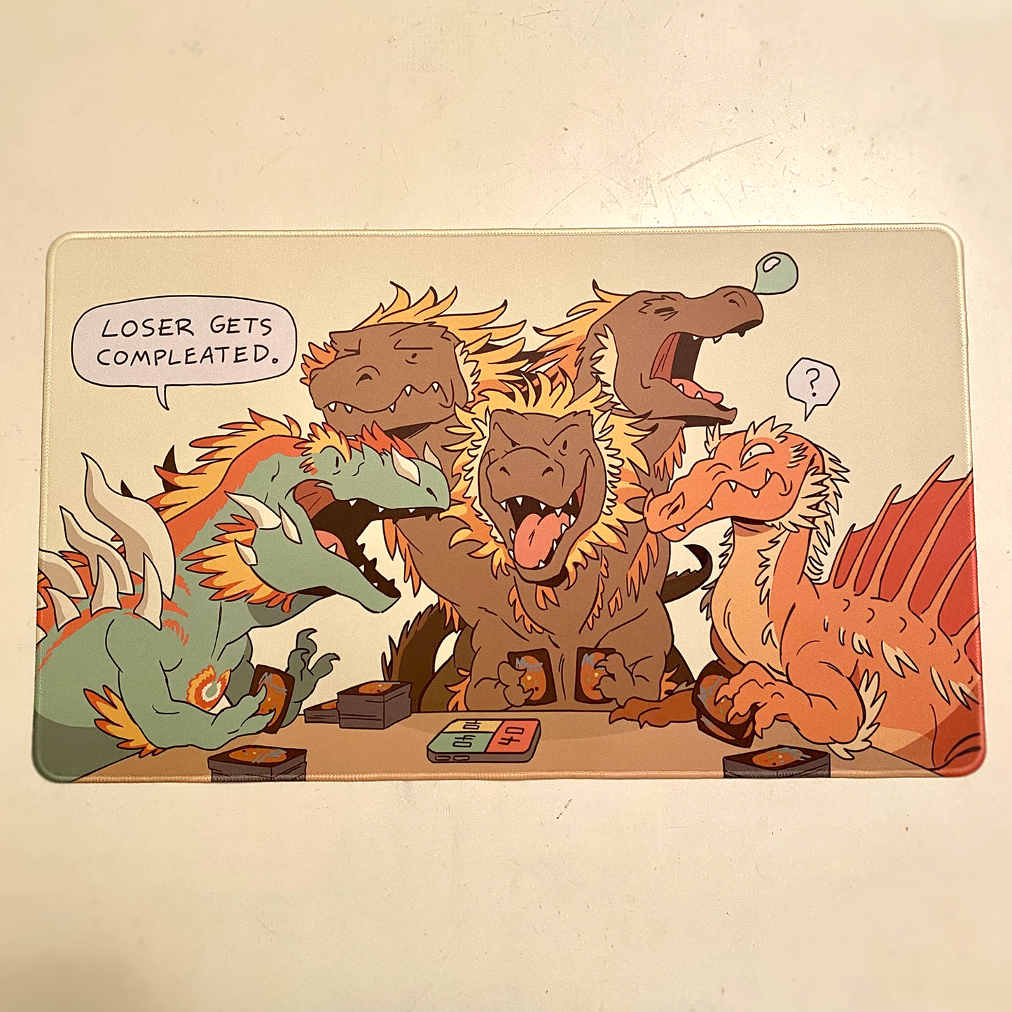 LOSER GETS COMPLEATED PLAYMAT — PREORDER