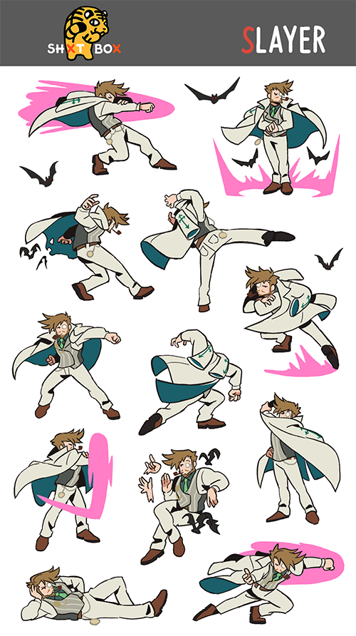 GGST SLAYER — Sticker Sheet