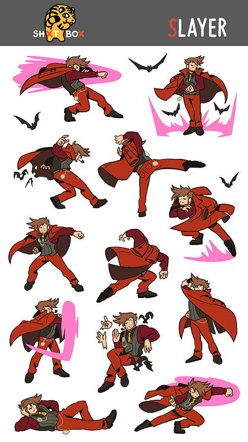 GGST SLAYER — Sticker Sheet