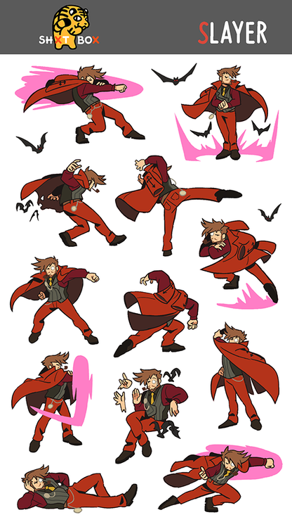 GGST SLAYER — Sticker Sheet