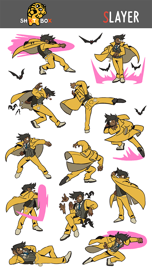 GGST SLAYER — Sticker Sheet