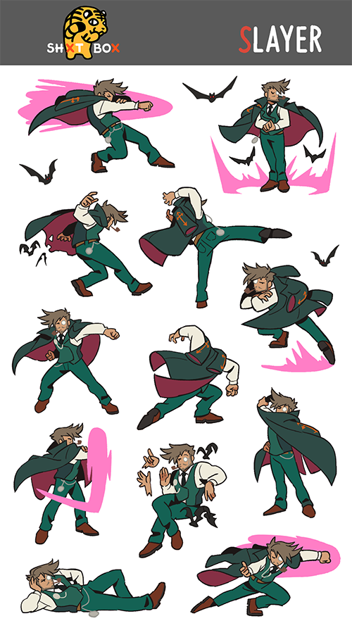GGST SLAYER — Sticker Sheet