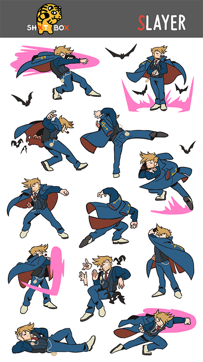GGST SLAYER — Sticker Sheet
