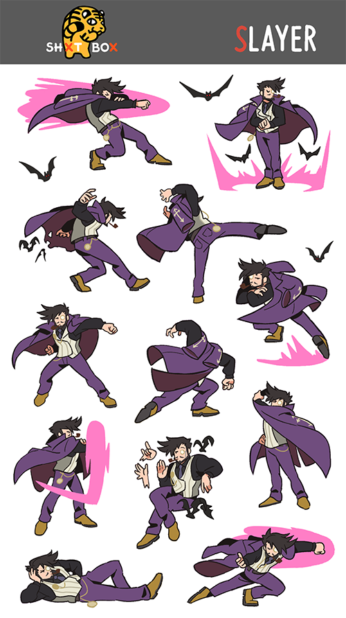 GGST SLAYER — Sticker Sheet