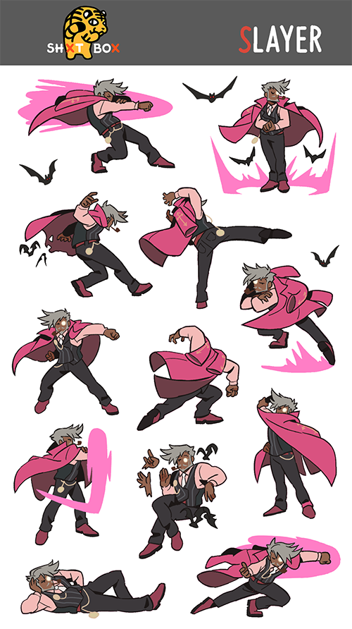 GGST SLAYER — Sticker Sheet