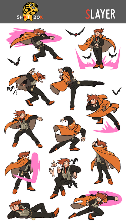 GGST SLAYER — Sticker Sheet