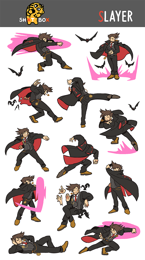 GGST SLAYER — Sticker Sheet
