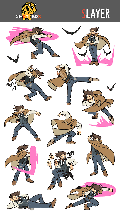 GGST SLAYER — Sticker Sheet
