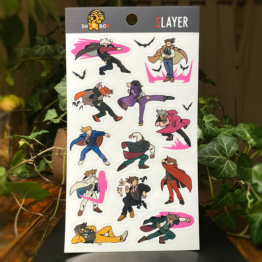 SLAYER Moveset — Sticker Sheet