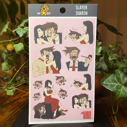 SLAYER + SHARON — Sticker sheet